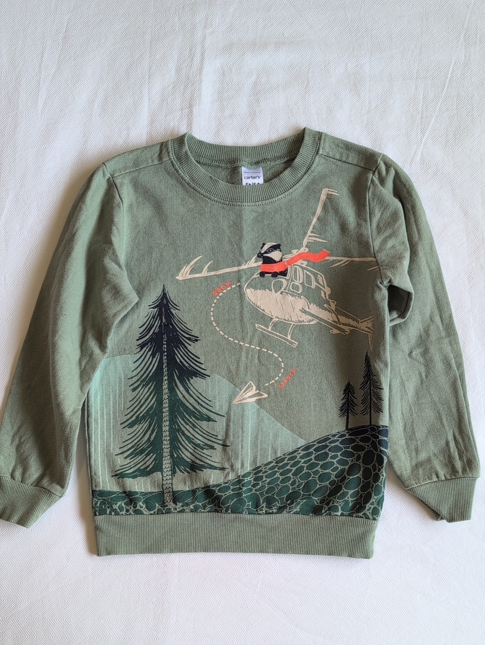 Lot of 3 Boys Puma Peanuts Zara Carter's Graphic Sweatshirts Hoodies 5T - Picture 6 of 13